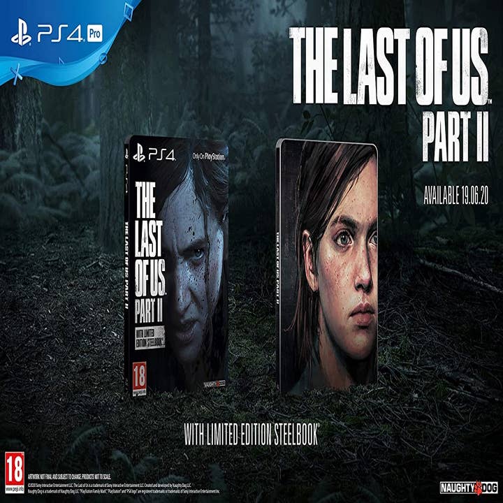 The Last of Us Part II 2 Ellie Edition Steelbook From PS4 Pro Limited  Edition