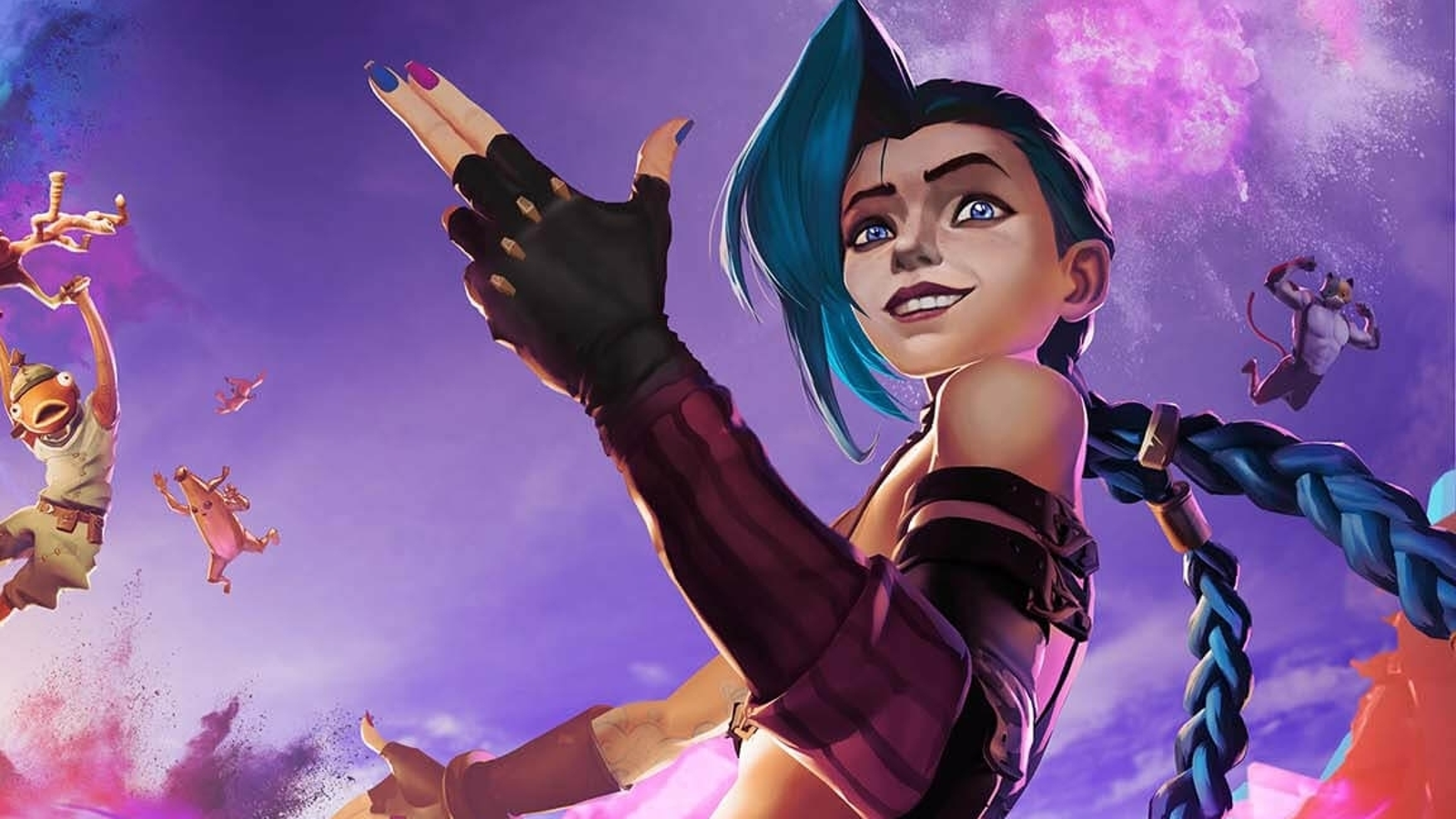 NEW Arcane Jinx Skin in Fortnite! (League of Legends Collaboration