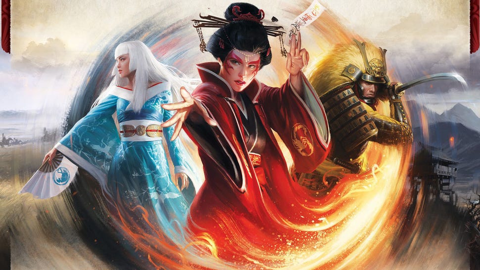 Legend of The Five Rings: The Card Game living card game artwork