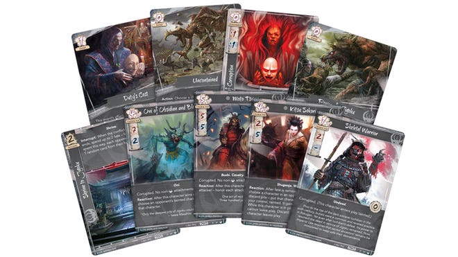 Legend of the Five Rings: The Card Game - Under Fu Lengs Shadow cards