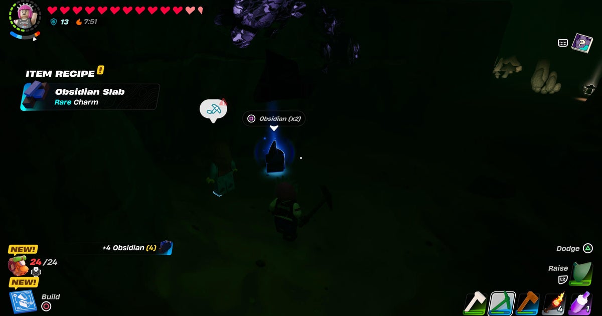 Where to find Obsidian in LEGO Fortnite VG247