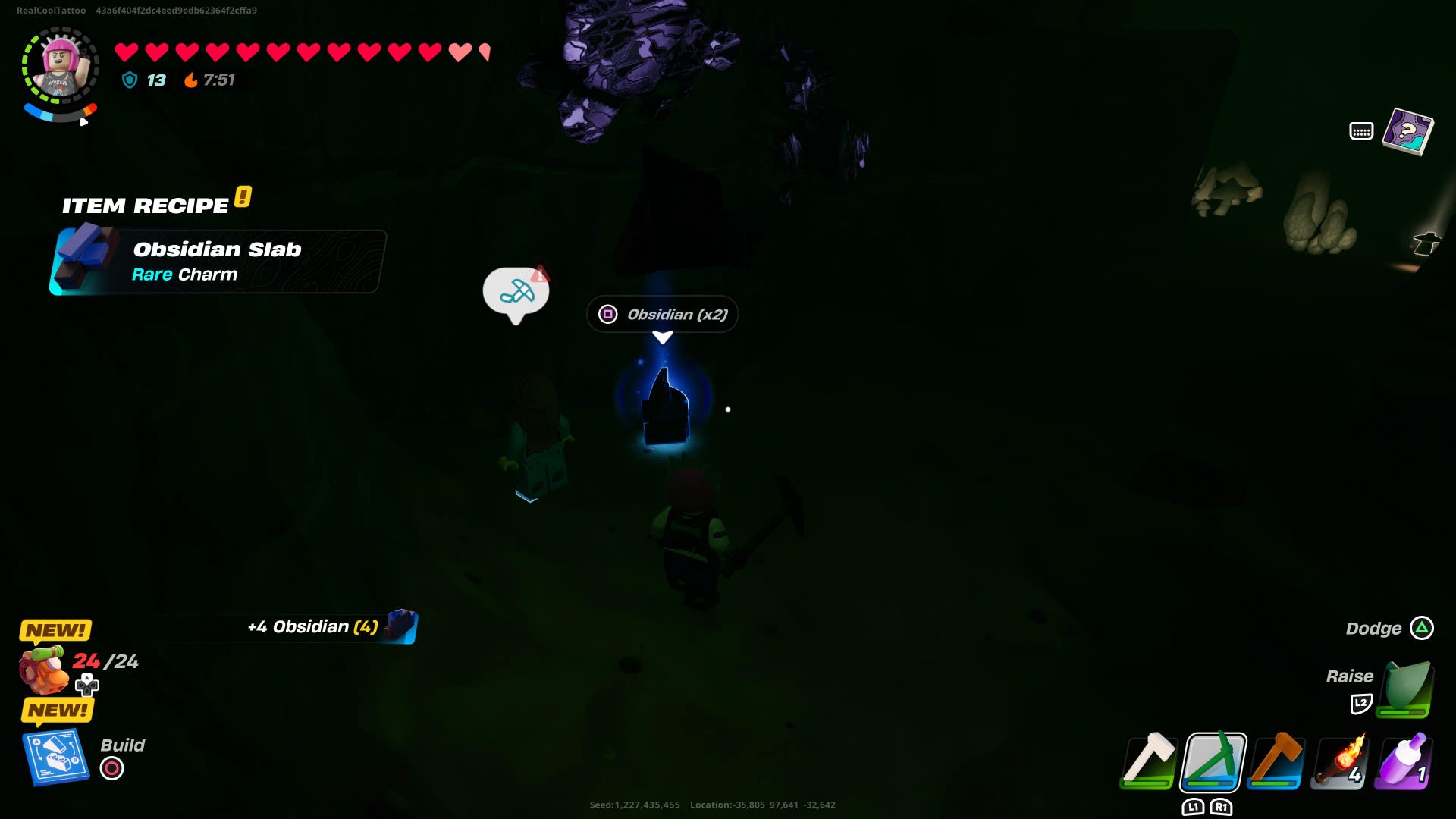 Where to find Obsidian in LEGO Fortnite VG247