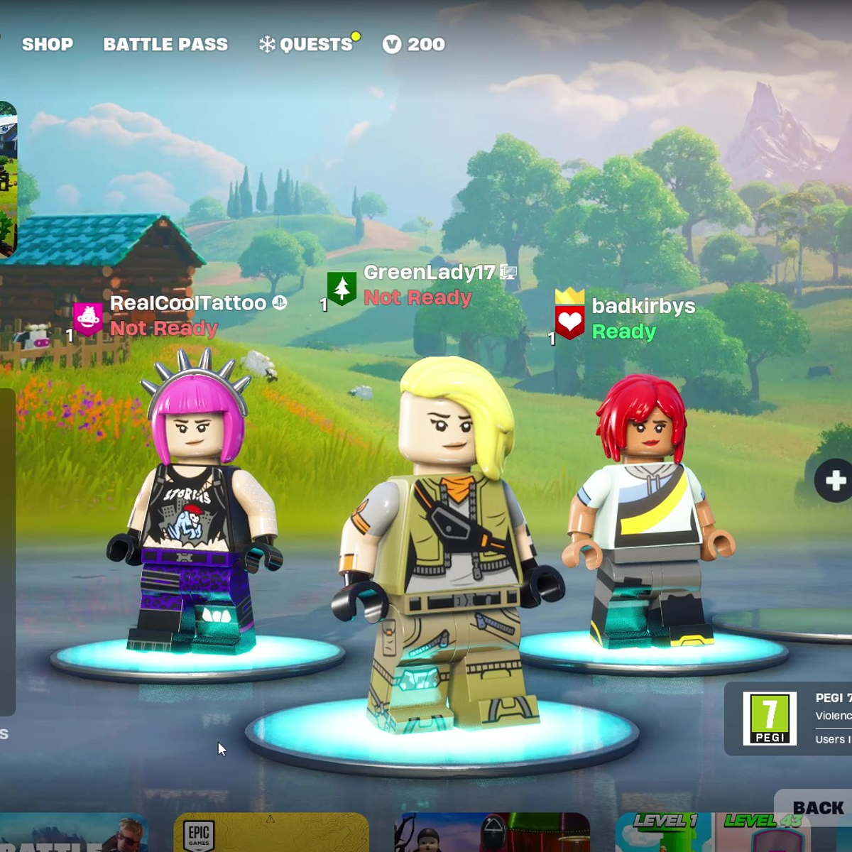 How to invite friends in LEGO Fortnite, lego fortnite