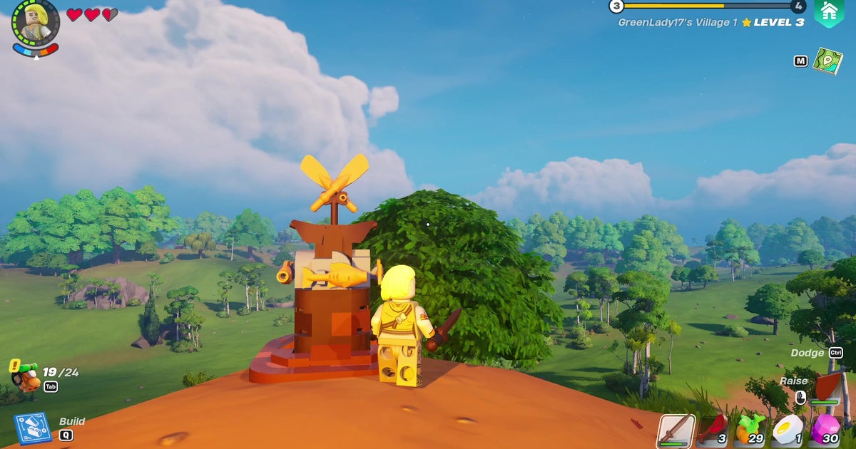 Can you move your village in LEGO Fortnite? VG247