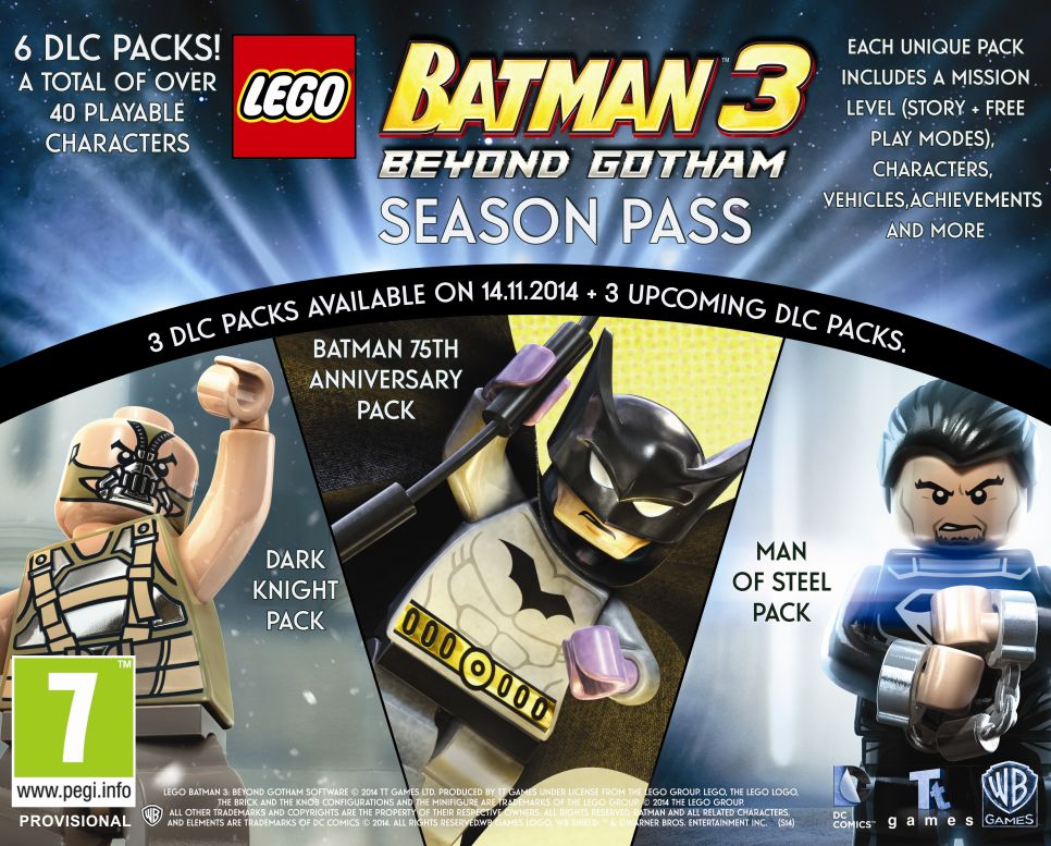 LEGO Batman 3 s Season Pass is the first ever offered for a LEGO