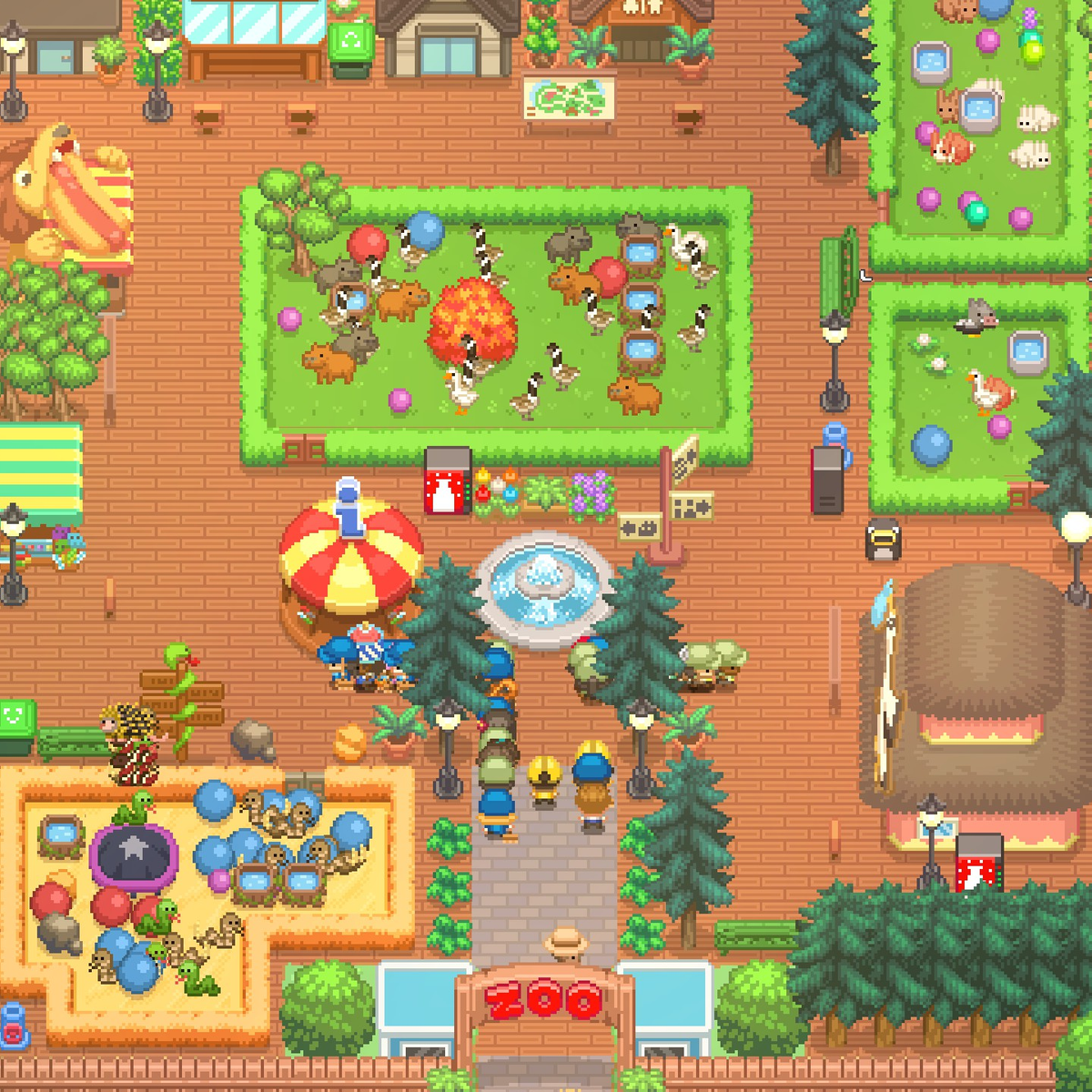 Let's Build A Zoo review: an absorbing tycoon game that relishes chaos | Rock Paper Shotgun