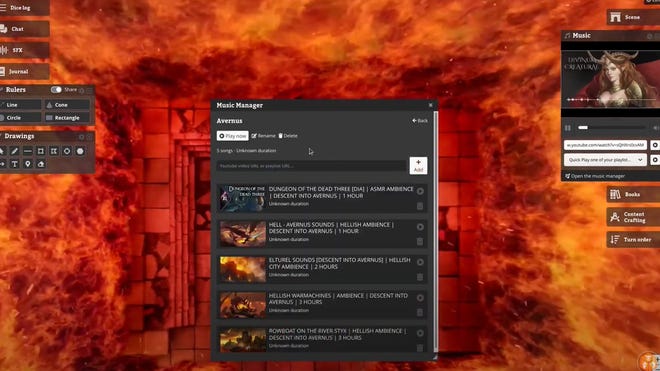 Let's Role RPG platform screenshot music