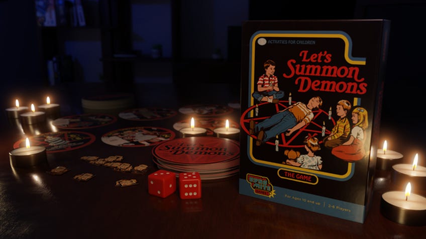 Let's Summon Demons board game promo
