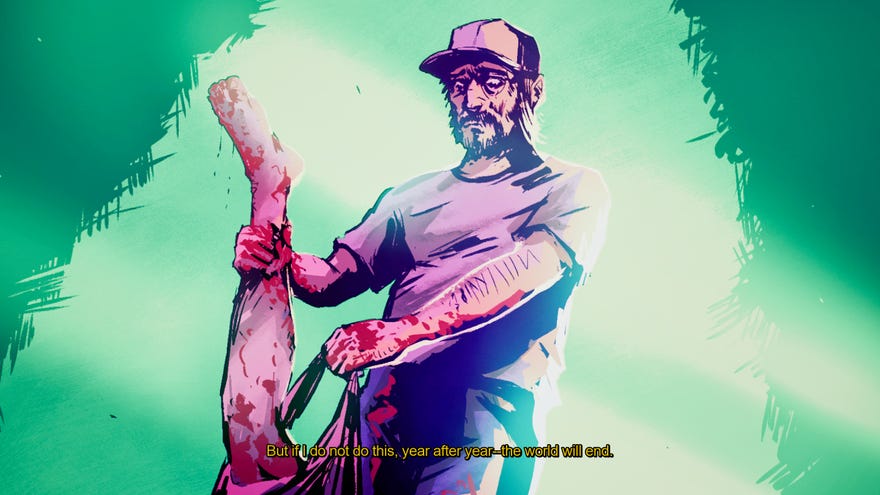 Grim scenes in a Life Eater screenshot.