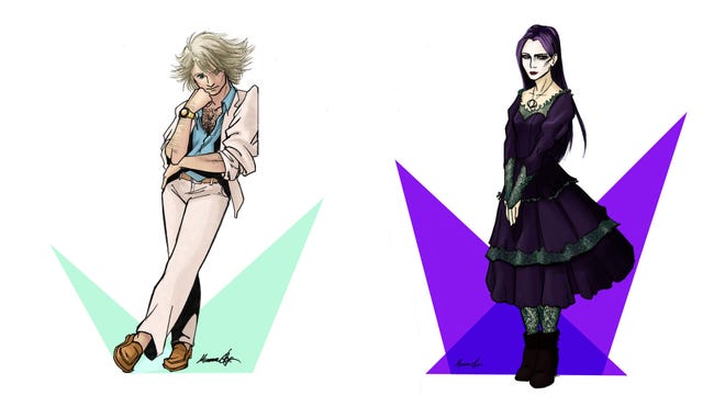 Lighthearted RPG artwork characters 2