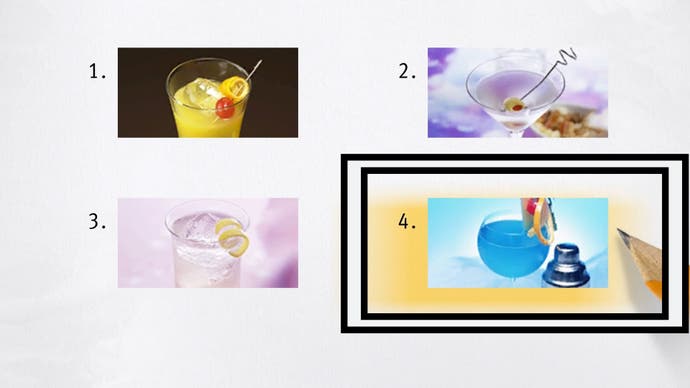 Wie ein unendlicher Drachenreichtum wurde ein Blue Hawaiian Cocktail bei Testantworten hervorgehoben