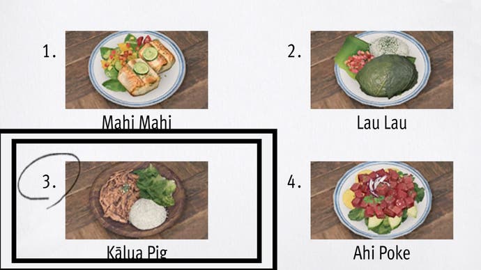 Wie ein unendlicher Drachenreichtum wurde Kalua Pig Dish in Testantworten eingekreist