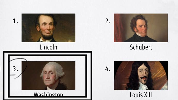 Wie ein unendlicher Drachenreichton wurde das Porträt von George Washington in der unteren linken Ecke ausgewählt
