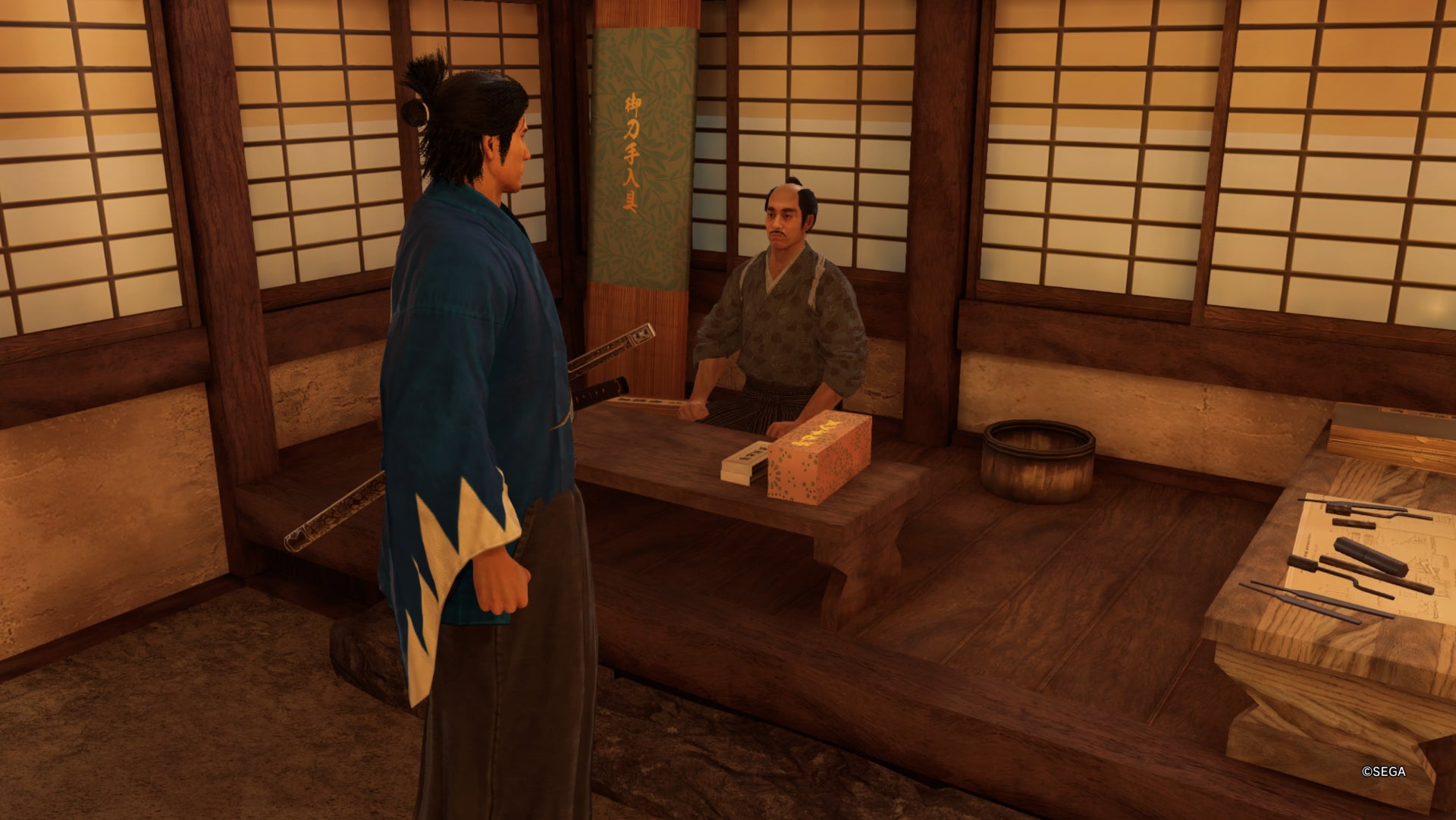 Like a Dragon Ishin how to craft new equipment and upgrades explained