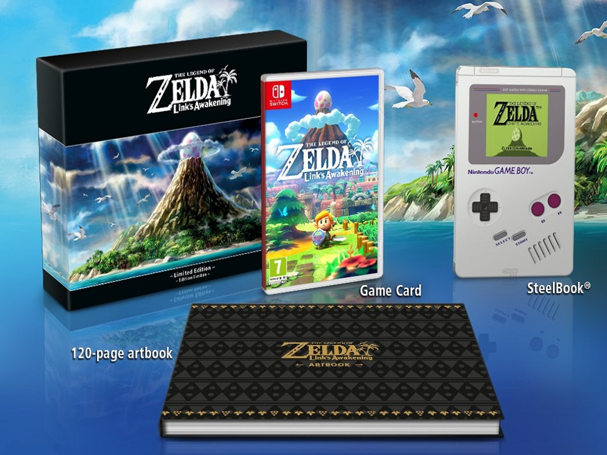 Link limited. Legend of Zelda: link's Awakening Limited Edition. Zelda link's Awakening Nintendo Switch. Зельда игра на Нинтендо. The Legend of Zelda коллекционное издание.