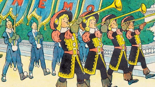 Cropped panel from Little Nemo comic