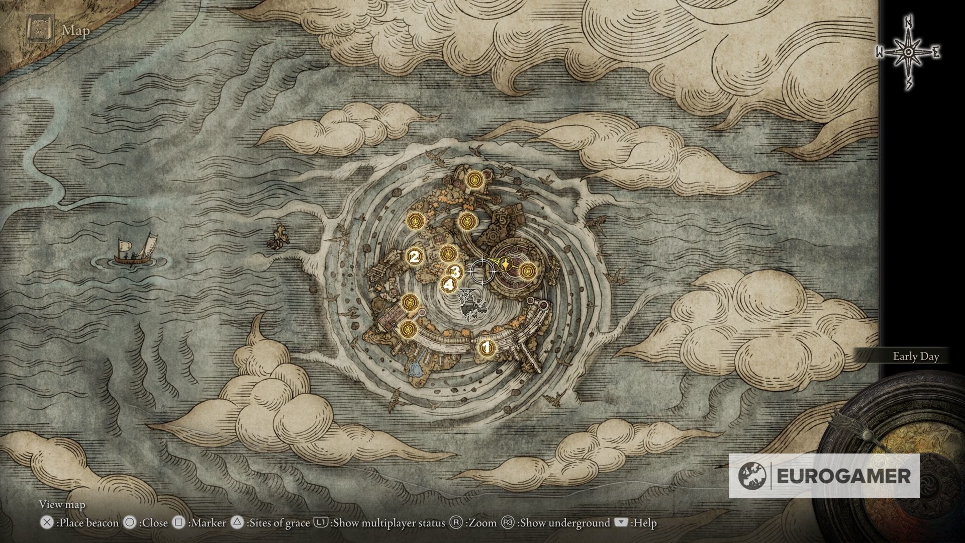 Elden Ring Site of Grace locations