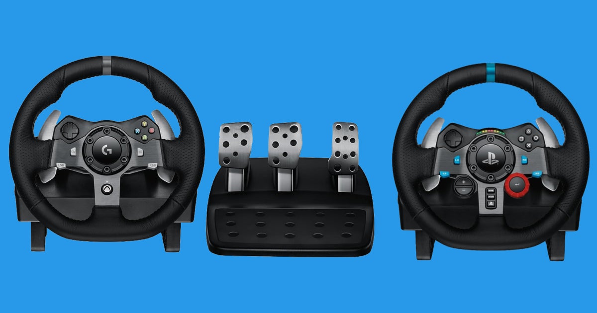 Logitech's brilliant G29 and G920 driving wheel and pedals are almost ...