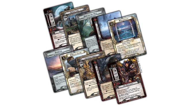 The Lord of the Rings: The Card Game - Angmar Awakened campaign cards