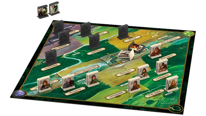 Lord Of The Rings The Confrontation board game