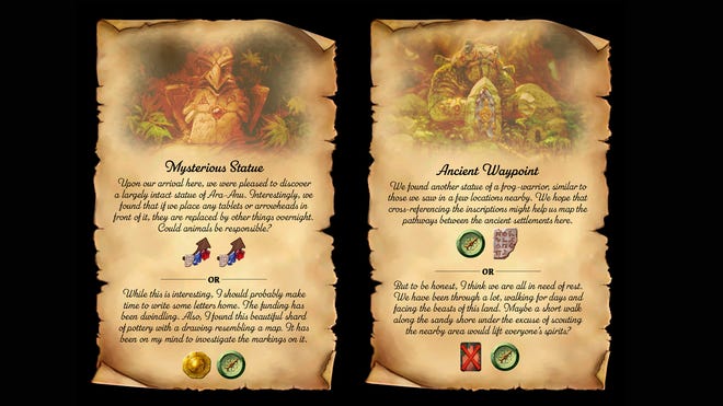 Lost Ruins of Arnak solo campaign pages