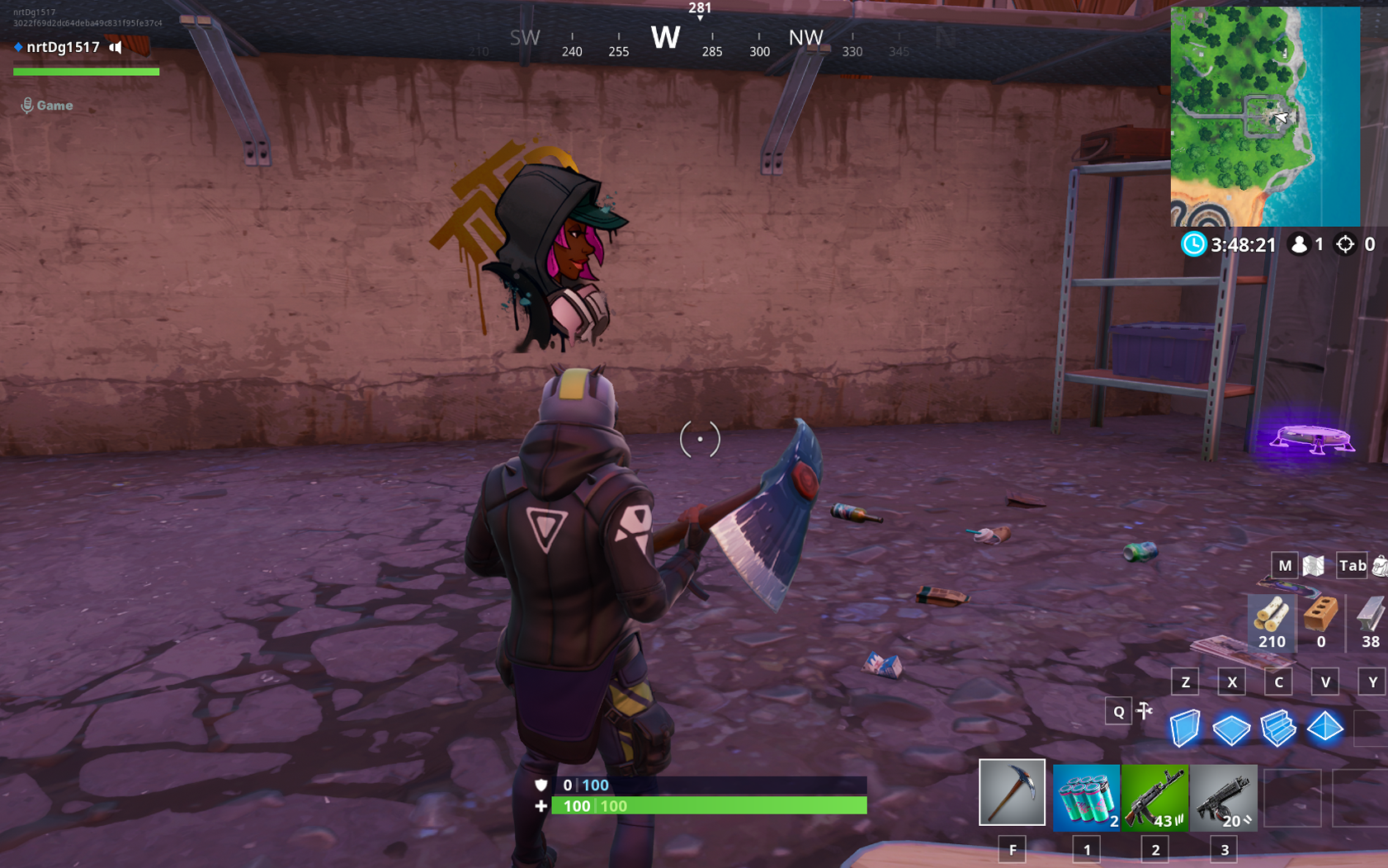 Fortnite Spray Can locations Where to find the 5 lost spray cans
