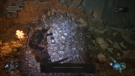 The player shines their lantern on an Umbral Flowerbed, but a message says they don't have enough Vestige Seeds in Lords Of The Fallen.