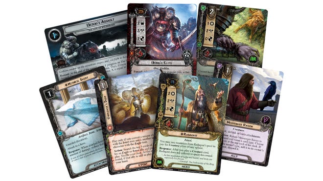 Lord of the Rings: The Card Game Radaghast and co. cards