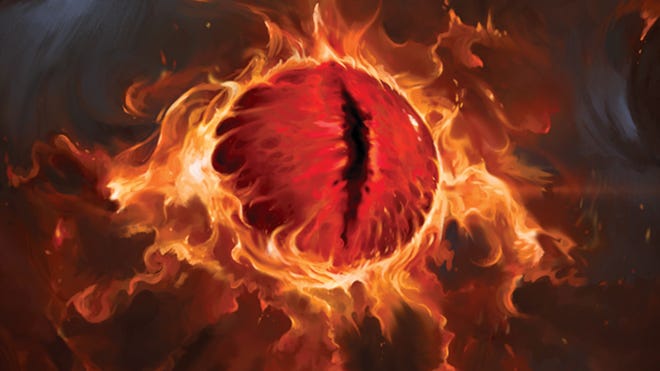 Lord of the Rings: The Card Game Sauron artwork