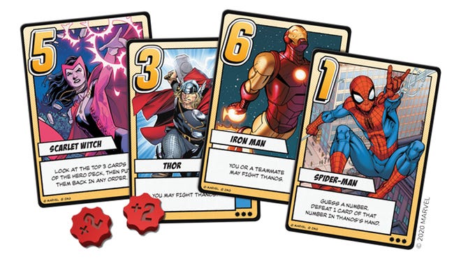 Love Letter: Infinity Gauntlet cards