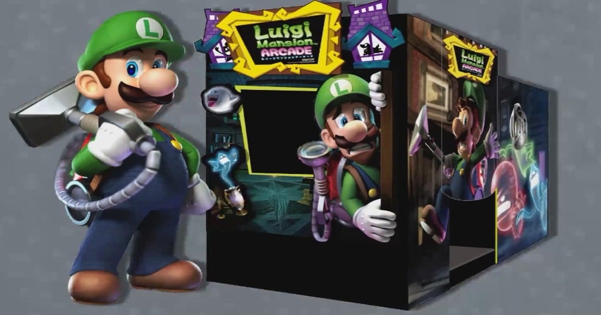Sega Luigi’s Mansion Theater Arcade Game