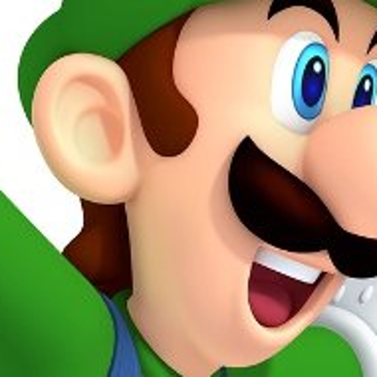 Super Mario Luigi Face