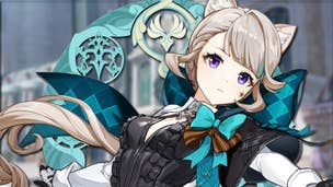 A close-up on Lynette's face in her gacha pull image.
