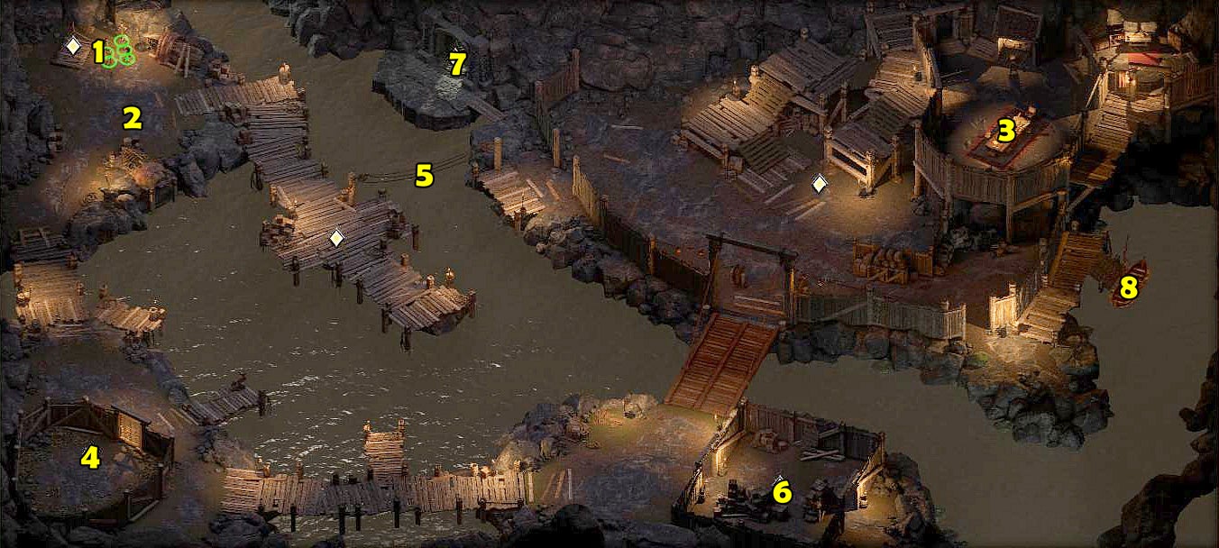 Pillars of Eternity 2 Neketaka Gardziel, Zaplecze, Trzewia (mapy