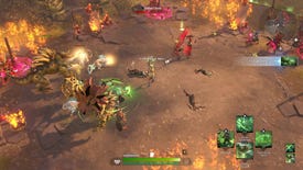 A wizard battles monsters in a Magic: Legends screenshot.