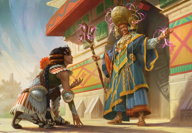 Family Reunion art from MTG Lost Caverns of Ixalan set