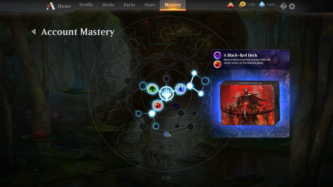 Magic: The Gathering Arena app on PC