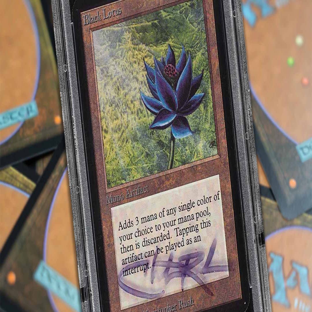 Two years after a signed Magic: The Gathering Black Lotus sold for