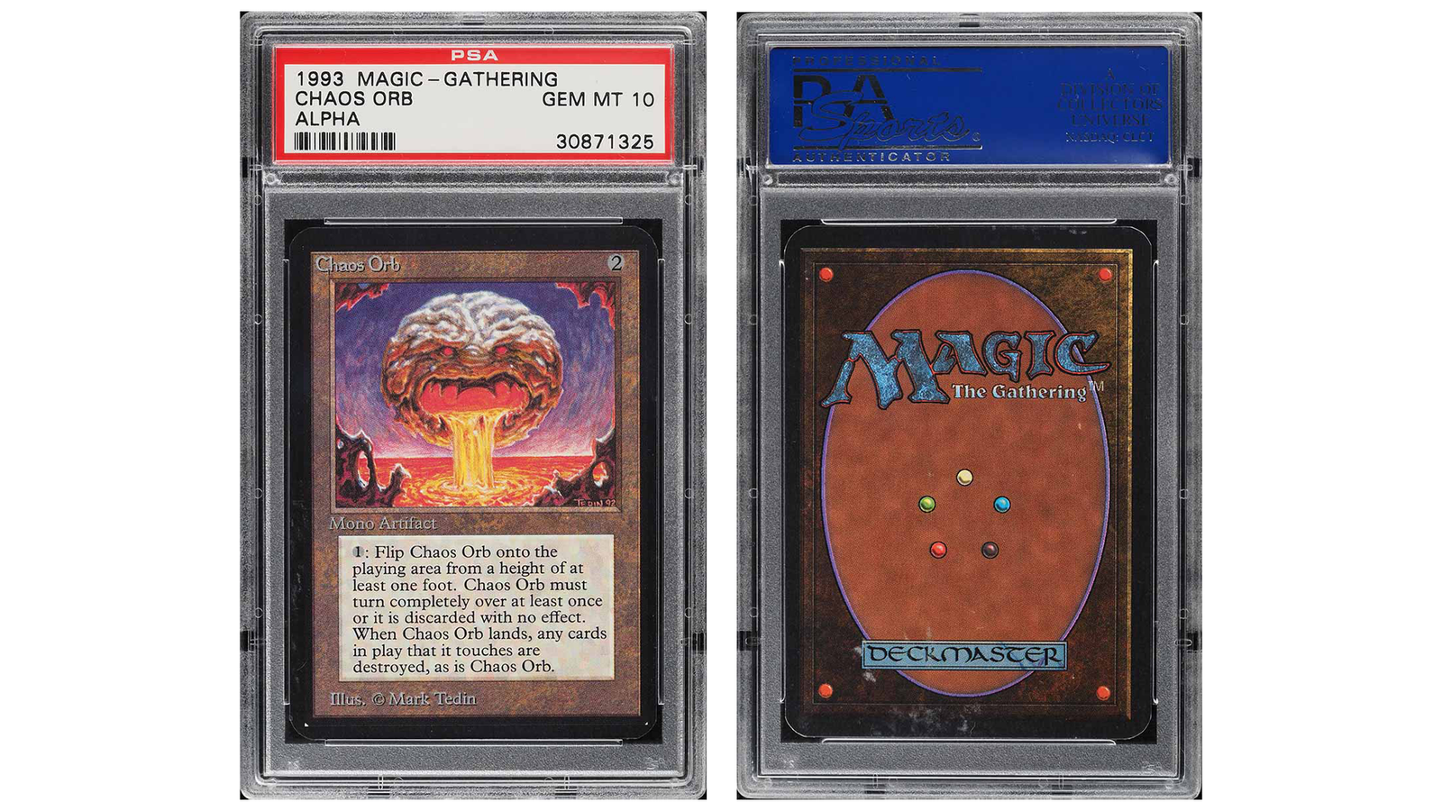 Magic: The Gathering rare and bizarre Chaos Orb set to sell for