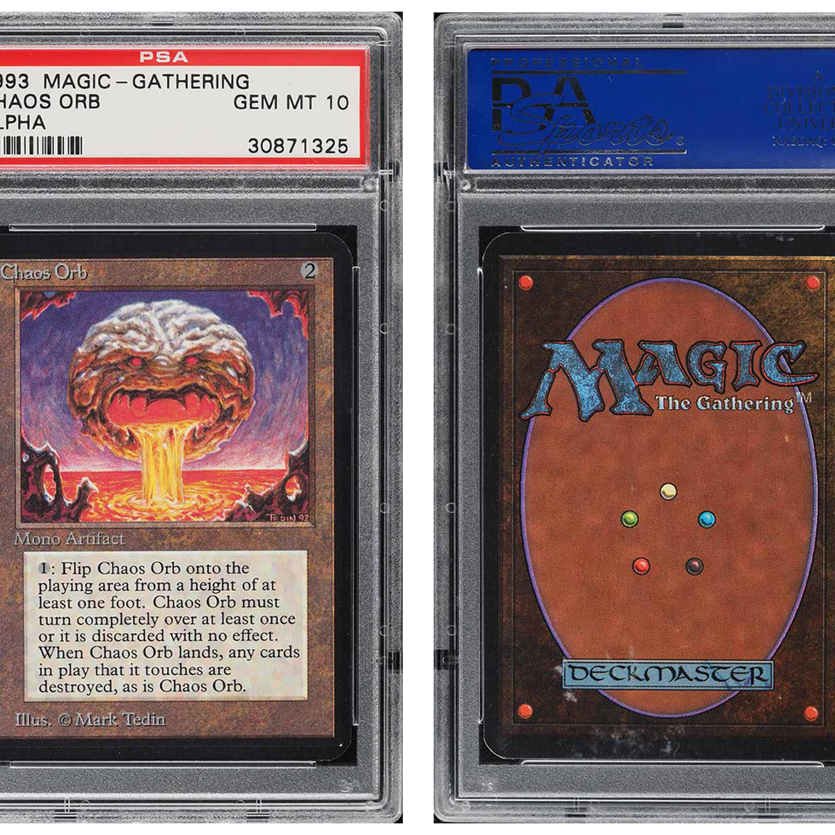 Magic: The Gathering rare and bizarre Chaos Orb set to sell for 