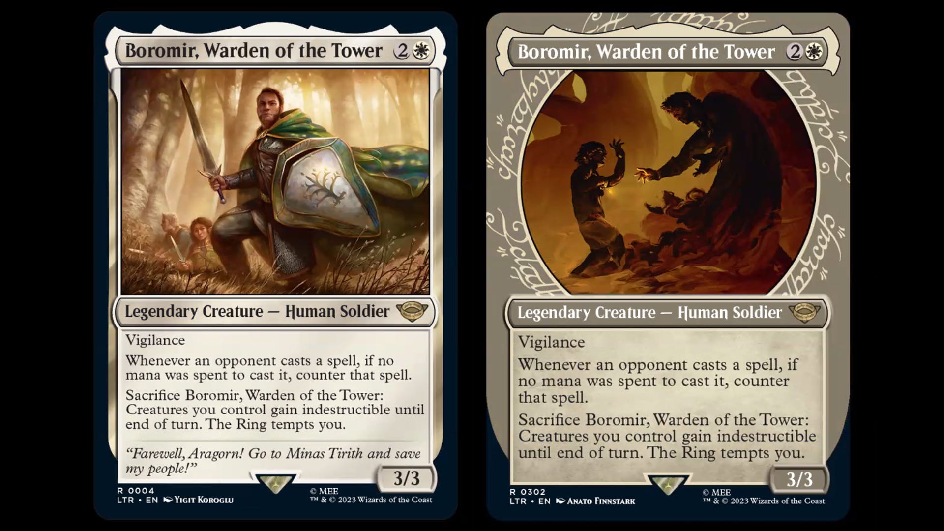 Here’s what every Fellowship of the Ring member looks like in MTG’s ...