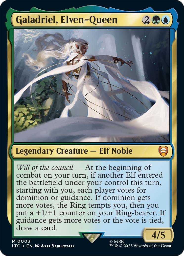 MTG’s four Lord of the Rings Commander decks pits Elven politics against a very chunky Sauron MTG’s four Lord of the Rings Commander decks pits Elven politics against a very chunky Sauron