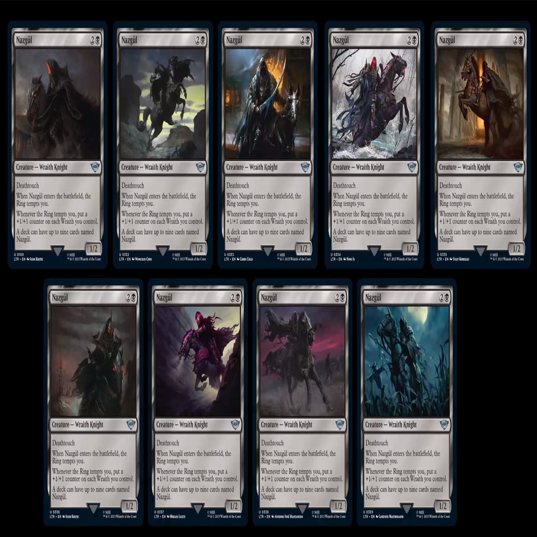 Magic: The Gathering’s Lord of the Rings set has nine different Nazgûl ...