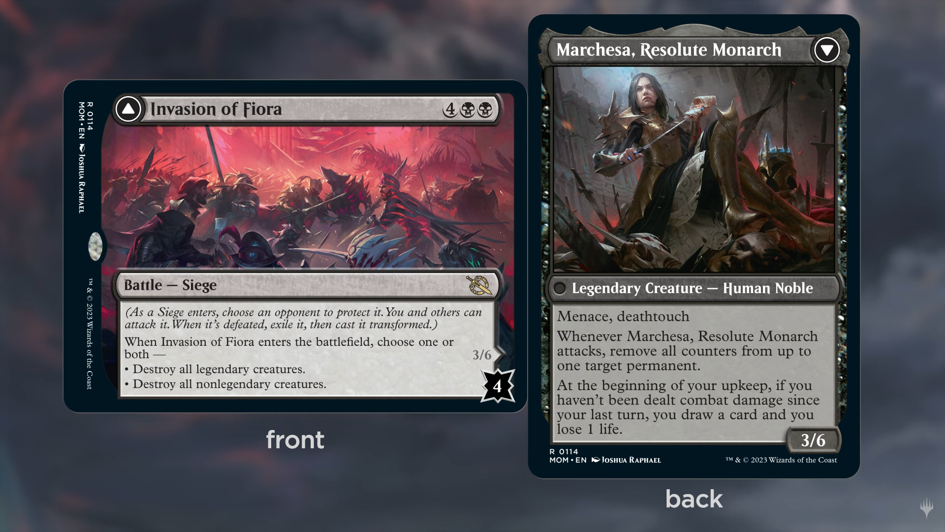 Magic The Gathering introduces dualfaced, transforming Battle cards in March of the Machine