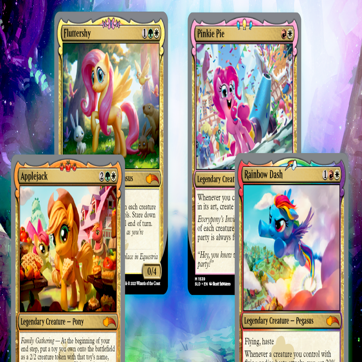 Preview the new My Little Pony Secret Lair for Magic: The Gathering -  Polygon