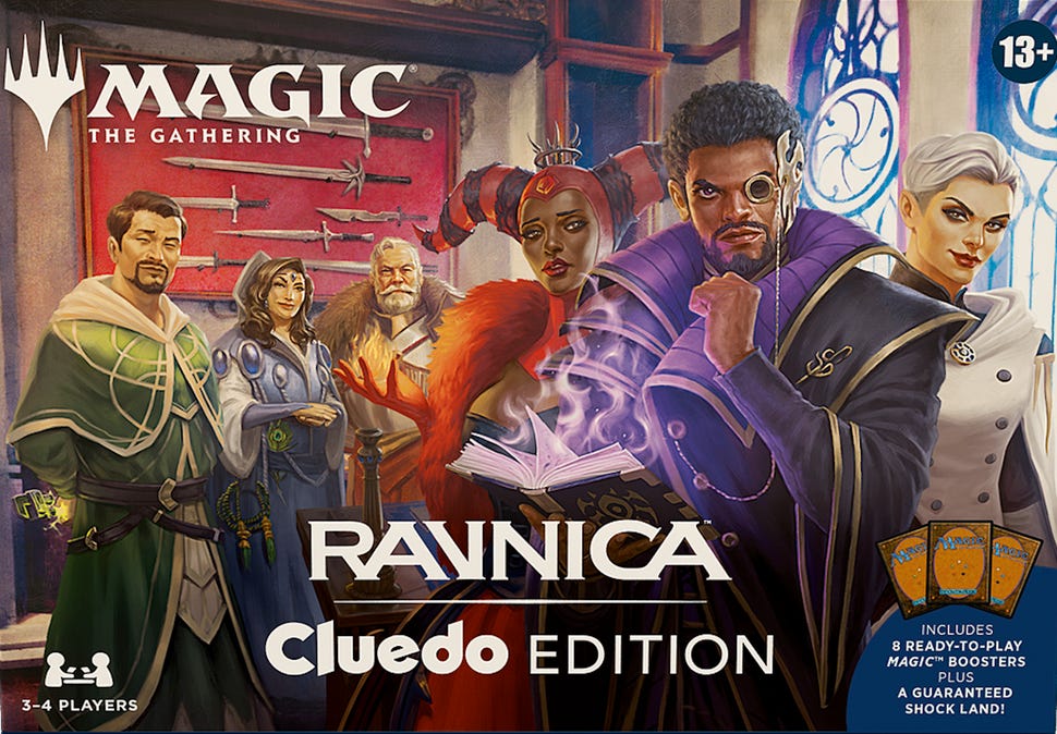 Ravnica: Cluedo Edition card game box cover