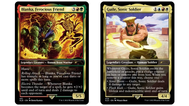 Magic: The Gathering Secret Lair x Street Fighter cards 2