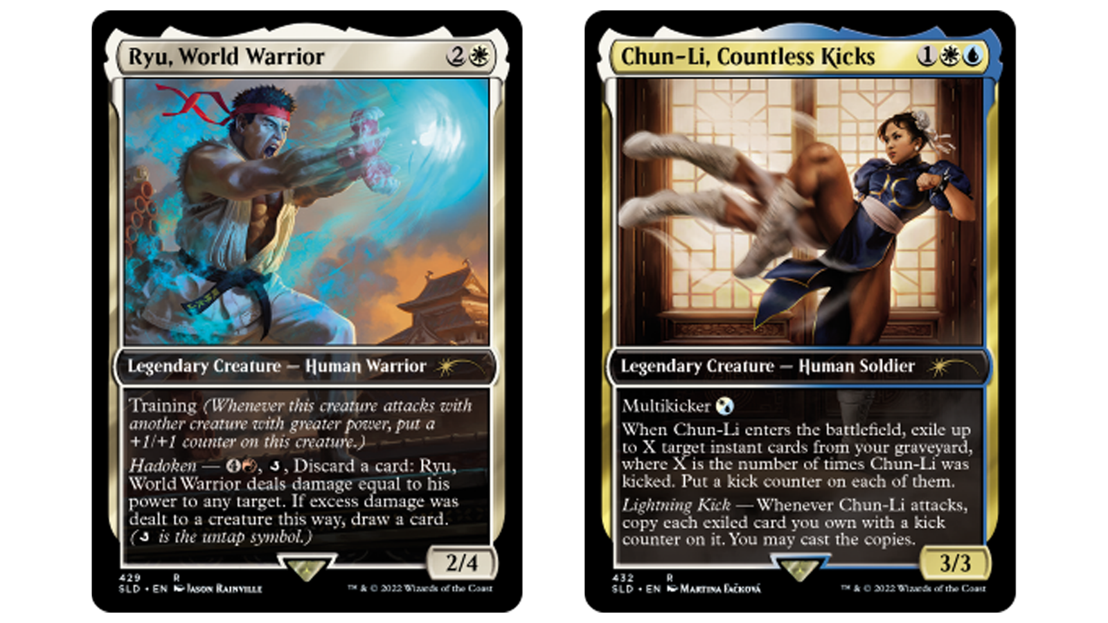 Street Fighter themed Magic: The Gathering cards revealed
