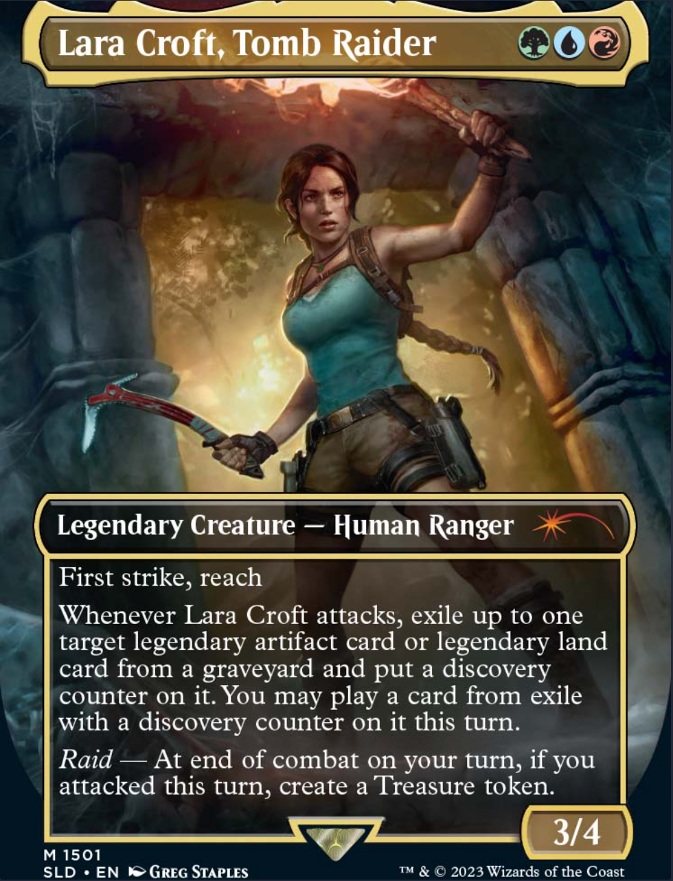 Lara Croft, Tomb Raider MTG Secret Lair