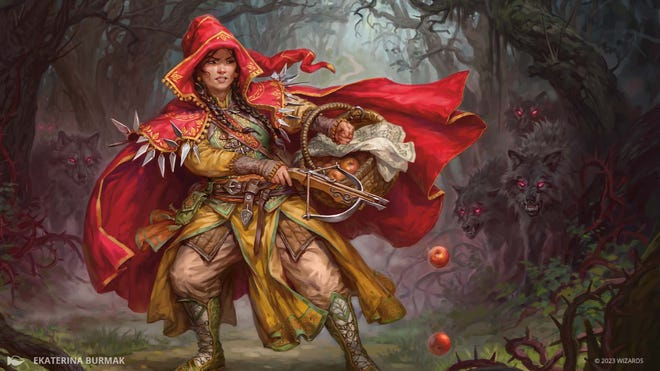 Card art from Magic: The Gathering's Wilds of Eldraine set
